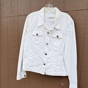 Gap Off White Denim Jacket